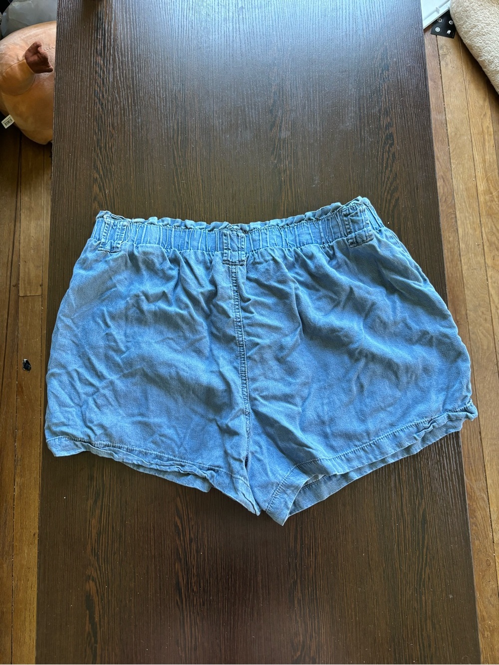 Time and Tru Chambray Paperbag Pull-On Shorts Women’s XL 16-18